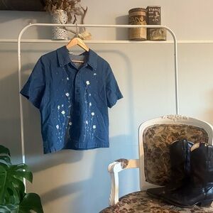 90s Denim Blouse 14